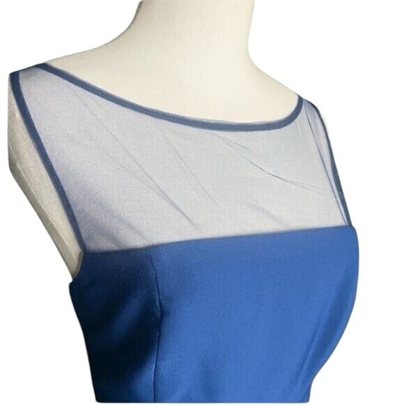 *NWOT JS Collections Lynn Petal Dress Blue/Pink - Sz 4 - Picture 8 of 13